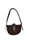 Premium Design Ring Handle Women's Hand and Shoulder Bag with Belted Lock Detail - 3