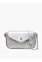 Textured Crossbody Bag with Magnetic Snap Closure