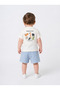 100% Cotton Baby Boy 2-Piece Set Comfortable Holiday Summer Casual Combination T-Shirt Shorts Set - 5