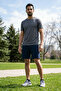 Men's Smoked Sports T-Shirt Quick-Drying Compression Sweat-Wicking Fabric