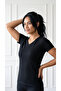 Women's Cotton V-Neck Short Sleeve Bodysuit