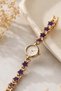 Stars Women's Watch Steel Gold Color Purple Starry Band White Dial Elegant Stylish Old Money Luxury Women's Wristwatch 2026 - 3