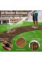 Wooden Garden Pathway Roll Out Walkway – Carbonized Wood Flexible Curved Boardwalk - 6