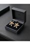 Gold Flower Design Earrings - 2