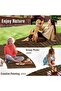 Wooden Garden Pathway Roll Out Walkway – Carbonized Wood Flexible Curved Boardwalk - 4