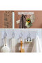 5-Piece Strong Adhesive Transparent Wall Hanger Bathroom Kitchen Organizer Practical Hanger - 3