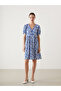 V-Neck Floral Dress