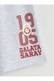 Lcw Kids Red Elastic Waist Galatasaray Printed Boys' Pajama Shorts 2-Piece - 3
