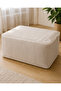 42X53X20 Striped Under-Bed Storage Bag – Large Size Quilt Blanket Organizer, Durable Zippered Organizer - 7