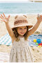 Bohemian Straw Hat with Ears for Girls 4-7 Years Old - 2