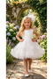 Girl's Floral Ballerina Tutu Dress Birthday Party Feast Wedding Dress - 5