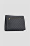 Women's Shoulder & Hand Bag 418 Black Dotted - 2