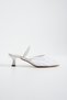 Pearl Embroidered Lace Detailed Women's Heeled Shoes 00267 - 6