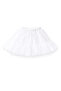 Girl's White Layered Tulle Skirt – School Event and Holiday 5-13 Years Old