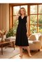New Season Women's Wide Strap Lace Detailed Summer Special Design 100% Cotton Maternity Nightgown - 7
