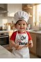 Chef Kids Apron and Hat Set (Name Printed) - 3