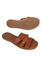 , Women's Genuine Leather Slippers 1611010Za7 Orange - 4