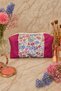 Purple and Floral Makeup and Travel Bag-Organizer&Organizer - 2