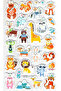 Sticker Eva Embossed Sticker Decal Notebook Label (Xk003) 14X24 cm - Native American Animal Cute