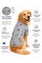 Large Breed Gray Love Summer Dog T-Shirt Dog Outfit (11-45kg)
