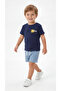 My Crew My Buddies Printed Baby Boy Top and Bottom Set - 3
