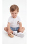 All I Need Are Palm Trees and a Warm Breeze Printed Baby Boy Top and Bottom Set - 3