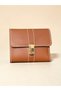 Patter Model Women's Mini Wallet Money Portfolio Stylish Minimal Accessory Detailed Card Holder Wallet - 3