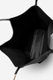 Women's Double Handle Shoulder Bag with Inner Bag and Clip Buckle Bertin Black - 7