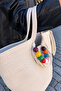 Handmade White Color Beaded Detailed Small Wallet Daily Use Bag or Beach Bag - 5