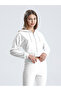 Women's French Velvet Basic Crop Cardigan - 2