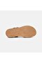 Women's Tan Leather Sandals with Adjustable Double Metal Buckles - 4