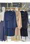 Lace-Up Hijab Set with Accessories on the Shoulders, 38/44 Size, Stylish and Elegant Appearance. - 4