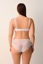 Lace Deluxe High Waist Lace Trim Slip Panties - 4