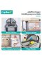 4-in-1 Baby Crib, Baby Bed and Bassinet with Changing Table, Adjustable Infant Travel Cribs and Nursery Center - 4