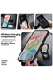 Honor 400 Case with Magsafe Ring and Extra Stand, Velvet Soft Inside, Colorful Silicone - 5