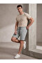 Men's Striped Checked Pocket Lycra Shorts - 2