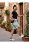 Women's Striped Checked Baggy Lycra Shorts - 4