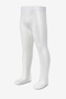 جوارب طويلة شبكية صغيرة مزينة بنقشة الزهور البيضاء للفتيات