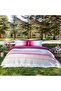 Eva Blake Pink Single 100% Cotton Duvet Cover Set and Piqué Set