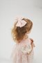 Girl's Pink Lace Dress and Buckle Gift Birthday Holiday Dress - 3