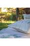 Eva Meloni Ecru Double 100% Cotton Duvet Cover Set and Pique Set - 4