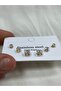 Steel Baguette Square Zircon Stone 6-Piece 3-Size Earring Set - 2