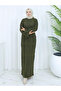 Patterned Long Knitted Sweater Dress - 3