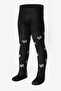 Black Polka Dot and Butterfly Patterned Girls' Pantyhose