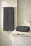 2 Piece Cotton Bath Towel Set Ayla Anthracite - 2