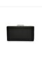 Varol Sade Metal Case Satin Evening Dress Bag