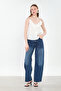 Women's Rope Strap Blouse with Ruffles on the Front - White - 3