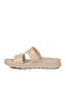 Beige Daily and Summer Slip-On Women's Slippers 673644 Z - 4
