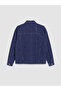 Navy Blue Regular Fit Men's Jean Jacket - 6