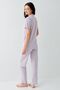 3552 Women's Front Buttoned Pajama Set - 4